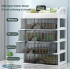 New 1pc 5-layer Makeup Storage Box Debris Storage Box Drawer-style Dressing Tabl