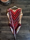 Girls  Gymnastics Leotard Size 21   