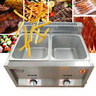 Commercial Propane Deep Fryer Countertop 12 18l Gas Fryer 2 3 Well Lpg Gas Fryer