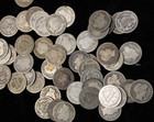 Barber Dime Full Roll -  50 Coins -mixed Dates And Mints  Nice Lot   Free Ship