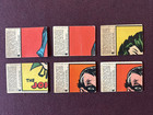 1966 Topps Batman 6 Card Partial Set Red Bat Puzzle Back 2nd Series A Cards