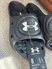 Ua Under Armour Locker Iv Men Size 8 Shower Slides Sandals Black 3023758-001 Nwt