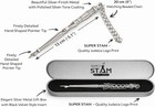 Torah Book Pointer Yad Hand Pointer Silver Finish With A 20cm Bead Charm