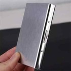 Credit Card Id Holder Slim Money Travel Wallet Men Stainless Steel Rfid Blocking