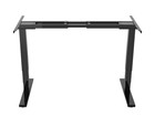 Monoprice Dual Motor 3-stage Sit-stand Desk  V2  Black  Height Adjustable Desk