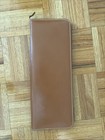 Vintage Classic Neck Tie Valet Travel Case  Genuine Top Grain Cowhide Leather