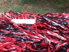 New Cheer Gear For Fans Bright Red   Black Or Dark Red   Black Pom-poms