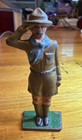 Vintage Barclay   Manoil Lead Toy Boy Scout Saluting 1920s Qty Of 2     