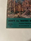 Vintage  Navy Vs  Notre Dame College Football Program Nov 1  1947