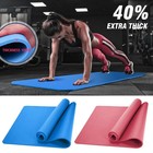 Extra Thick 10mm Exercise Yoga Pilates Mat Gym Fitness Nbr 72 x 24  W  Bag Strap