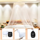 Mosquito Net Dome Hanging Bed Canopy Netting For Single To King Size Bed U2y0