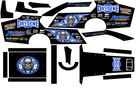 Scott Bloomquist Inspired Traxxas Modified Wrap Remote Control   Rc