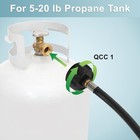 6ft Propane Adapter Hose Lp Tank 1lb To 20lb Converter For Qcc1 Type Gas Grill