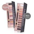 2 Pack 12 Colors Makeup Nude Colors Eyeshadow Palette Natural Nude Matte Shimmer