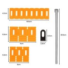 4x Auto Body Repair Kit Puller Glue Tabs Set Car Paintless Dent Removal Tool Us