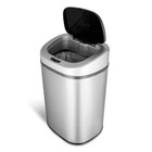 Ninestars Automatic Touchless Motion Sensor Trash Can Stainless Steel 21 Gal