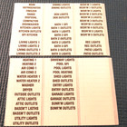 Electeicians Tape 3m Lables Scsp-16lc  Electrical Panel Marker Books   2 Pack 