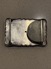 Vintage  Diablo Cowboy Cowgirl Horse   Rider Sterling Silver Western Belt Buckle