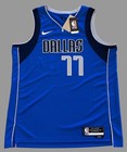 Luka Doncic Signed Jersey  Coa Sticker  Nwt