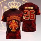 Hot New  Spain World Soccer Champs 2026 Gift For Fan All Size