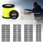 Hercules Super Tough Fluorescent Yellow Pe Braided Fishing Line High Visibility