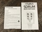 Exc Digitech Sdrum Strummable White Drum Pedal W Box Manual Cord Fast Shipping 