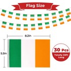 Ireland String Flag  Irish Flag Banner Bright Color Durable Polyester 33 Ft 3   