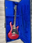 1981 Vintage Gibson Guitar Victory Cm Mv-2 Candy Apple Red Mvii Car Finish Usa