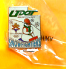 Salt Lake City Olympics Snowman Pin Dept Of Transportation Snowfighters