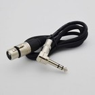 2 xlr Cable With Right Angle 1 4 Trs Plug- Shielded Xlr To 1 4 Audio Snake Cable