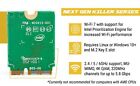 Wifi 7 Killer Series For Intel Be1750x Upgraded Be200 Wi-fi 7 Card   Gaming
