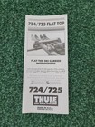 Thule 724 Flat Top 4 Pair Ski   2 Snowboard Roof Rack Horizontal Ski Carrier 