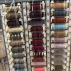 Gutermann Sewing Spool Thread Case Display 100 Slots Handle With Thread  Euc