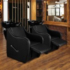 Salon barber Backwash Chair Unit Station  Ceramic Shampoo Bowl Washing Deep Sink