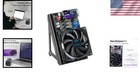 Bitcoin Miner 6 Th s  4 Asic Chips  100w  12 4v Psu  Metal Stand