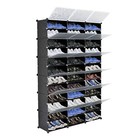 12tier Portable 72 Pair Shoe Rack Organizer 36 Grids Tower Shelf Storage In Usa