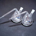 Lab Glass Retort Flask Distilling Flask  1000 Ml  500 Ml  Borosilicate Glass