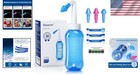 Lightweight And Effective Sinus Rinse Bottle - Blue Neti Pot For Adults   Kids