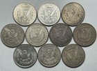 Lot Of 10 Morgan Silver Dollars Dated 1878 High Grade Xf Au Coins 