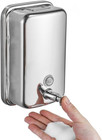 Commercial Soap Dispenser Wall Mount Stainless Steel Manual Pump Liquid Rust-pro
