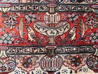 7x10 Antique Oriental Rug Handmade Handwoven Vintage Orange Blue Real Old 6x9 Ft