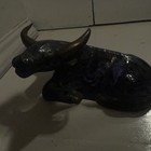Antique Japanese  Cloisonn   Bull  4 Inch Wide