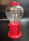 Vintage 1985 Snack Dispenser Red Gumball Candies And Peanuts 9 8  Made In Europe