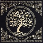 Celtic Trees Tarot Tablecloth Divination Tarot Card Pad Altar Runes Table Cloth