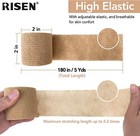 Medical Self Adherent Wrap Adhesive Bandage Gauze Rolls Elastic First Aid Tape