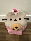 Pusheen Holiday Cookie Plush 9  Pink Cat Baker Hat