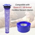 Filter Replacement   Motor Cover For Dyson V7 V8 Cordless Vacuum Cleaners Animal
