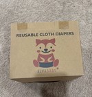 Alvababy Baby Cloth Diaper 6 Pack With 12 Inserts One Size Cloth Diaper Cover