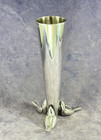 Vintage Christofle France Silverplate Bird 6   Bird Base Bud Vase - Art Deco