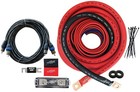 1 0 Ga Awg Amp Kit 1 0 Ga Big 3 Upgrade Red Black Sky High Car Audio Bundle